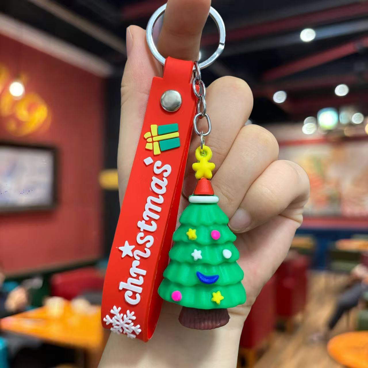 Wholesale Christmas keychain  gift pendant  Keychains