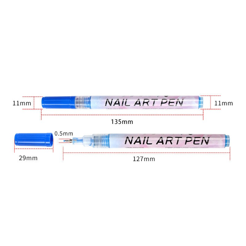 Wholesale 12 Color Nail Art Pen Painting Tracing Pen Graffiti Pen