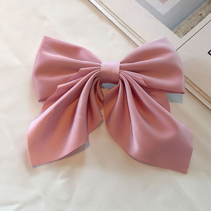 Wholesale Wholesale solid color temperament college style bow hairpin