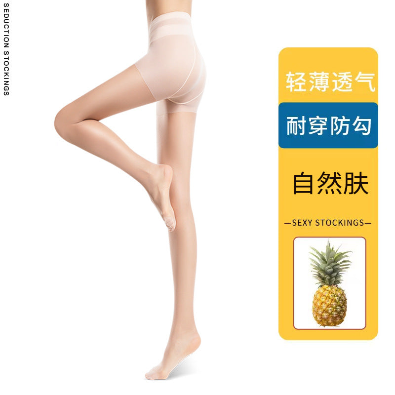 Wholesale Ultra-thin Anti-seizure Summer Flesh-colored Black Stockings