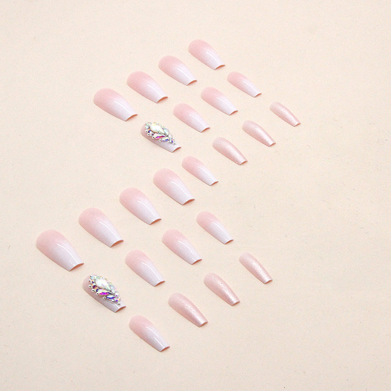 Wholesale Gradient Sweet Pink Nail Stickers
