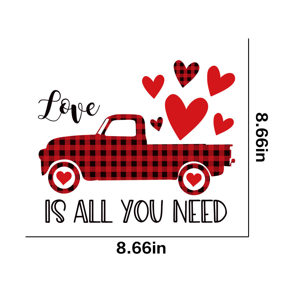 Wholesale Valentine'  s Day UV DTF Ready to Press Transfers Wraps