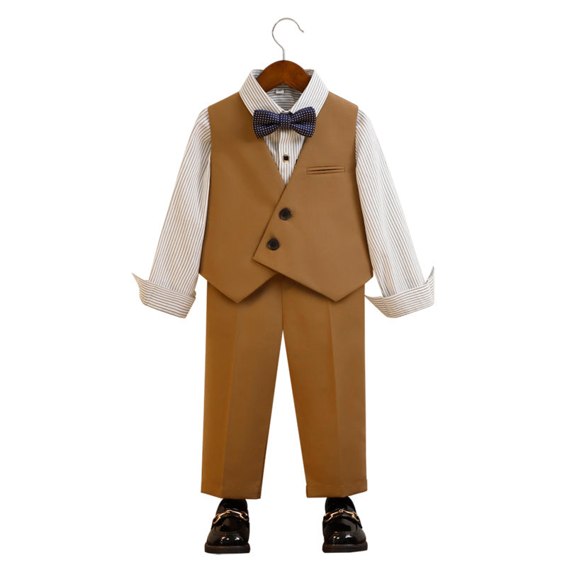 Wholesale Boys Polyester Vest Set