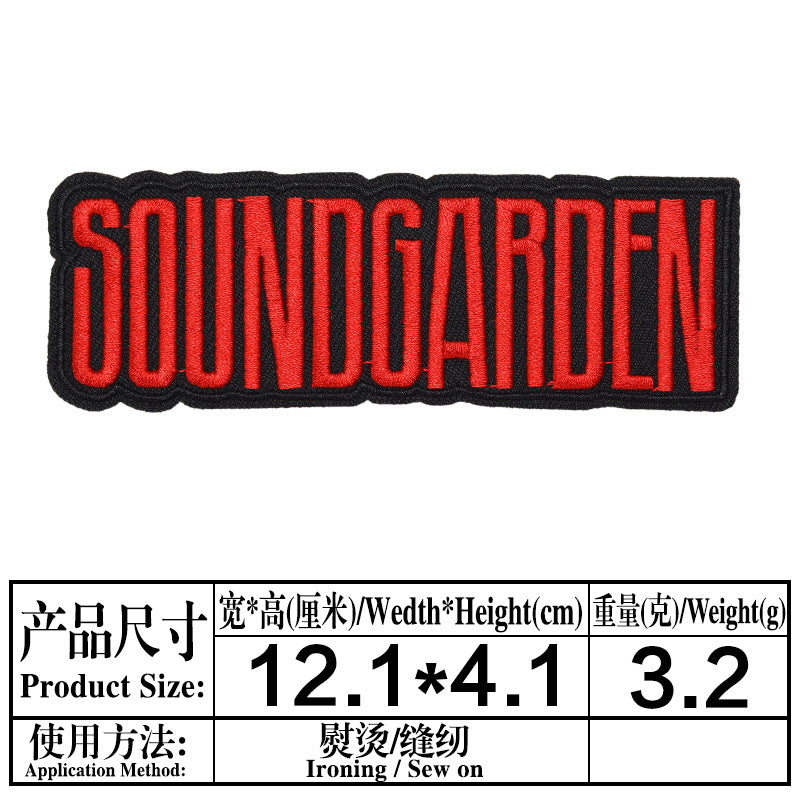Wholesale Twill Embroidered Alphabet Patches Black White Rectangle Applique 33 Styles For Sweater DIY Craft Supply