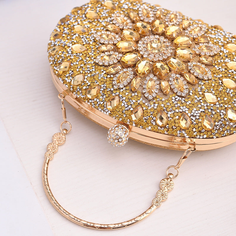 Wholesale Sunflower Banquet PU Handbags