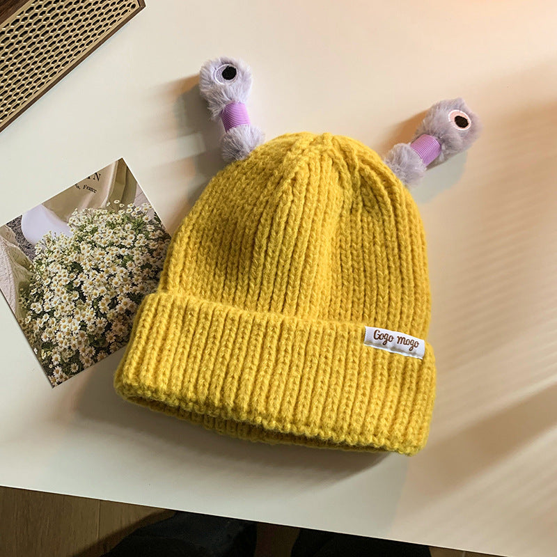 Wholesale Cute and Funny Frog Knitted Woolen Hat
