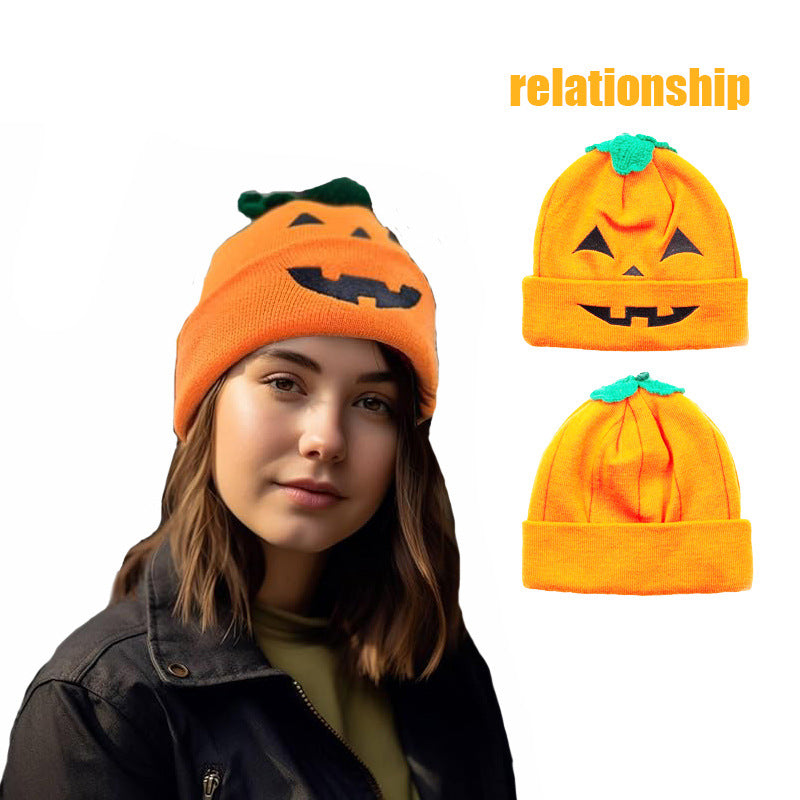 Wholesale Halloween Pumpkin Children's Knitted Hat