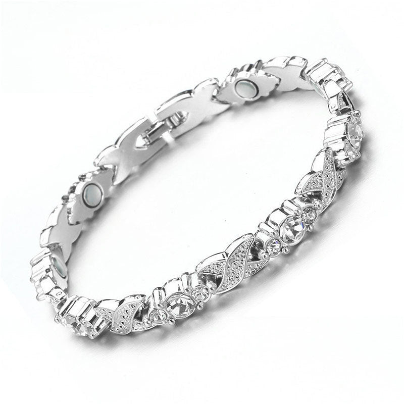 Wholesale Magnet Bracelet Color Diamond Bracelet Trendy Cool All-match Bracelet