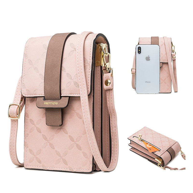 Wholesale Mini shoulder bag with vertical check buckle and detachable shoulder strap