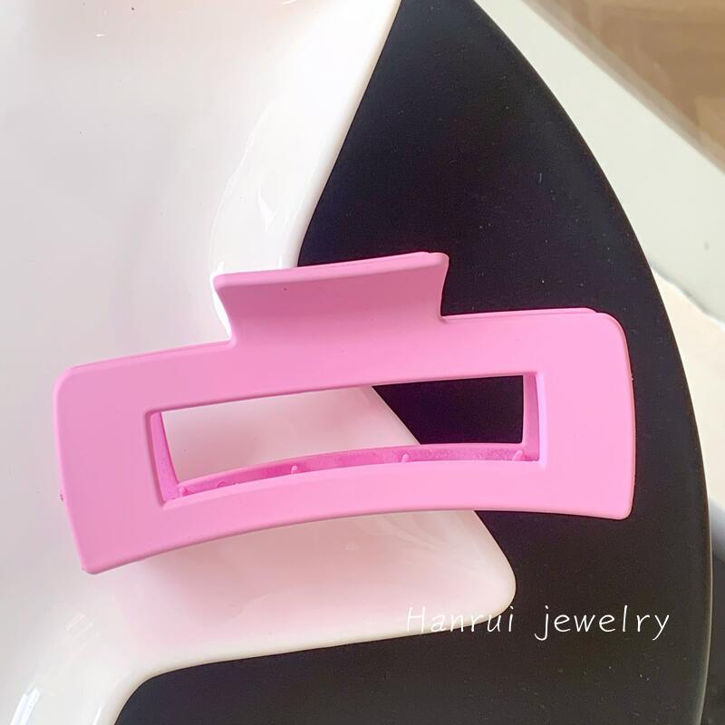 Wholesale Back Head Square Frosted Large Women's Elegant Bath Hair Clip