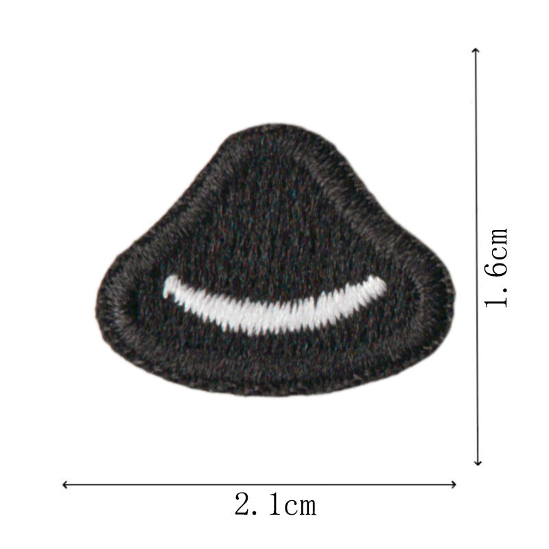 Wholesale Embroidered Cartoon Eye Patches Iron On DIY Decorative Accent For Towels Clothing Craft Supply