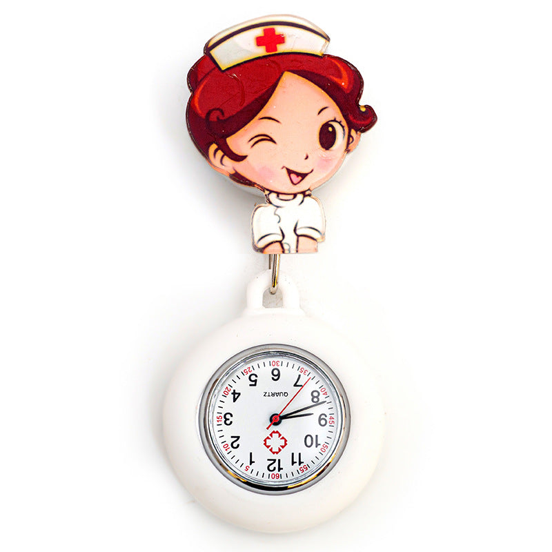 Wholesale Silicone Luminous Nurse Pocket Watch