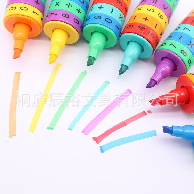Wholesale Digital Rubik's Cube Highlighter Pen