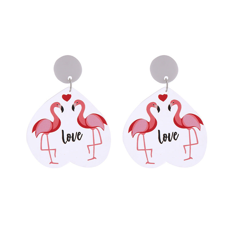 Wholesale Valentine's Day Love Acrylic Earrings