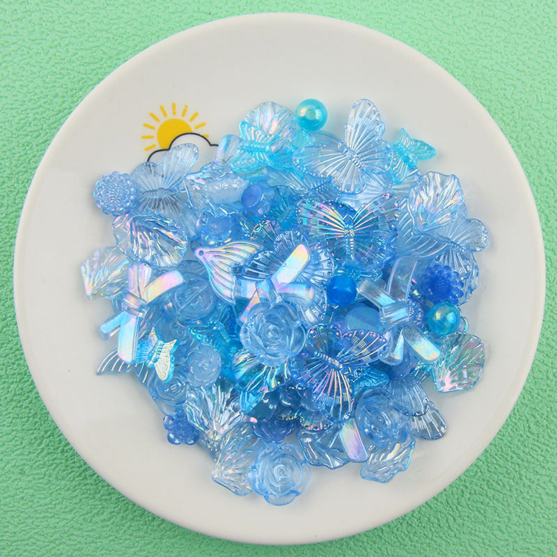 Wholesale 50pcs/pack Colorful Mixed Baroque Resin Cream Phone Case