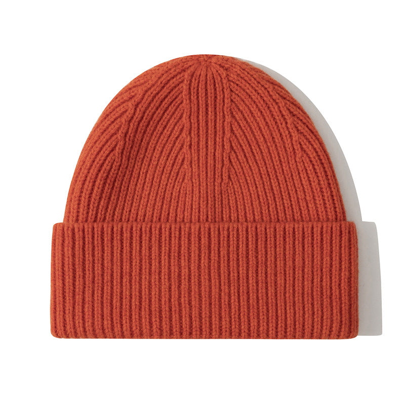 Wholesale Thick Pure Wool Beanie Winter Hat