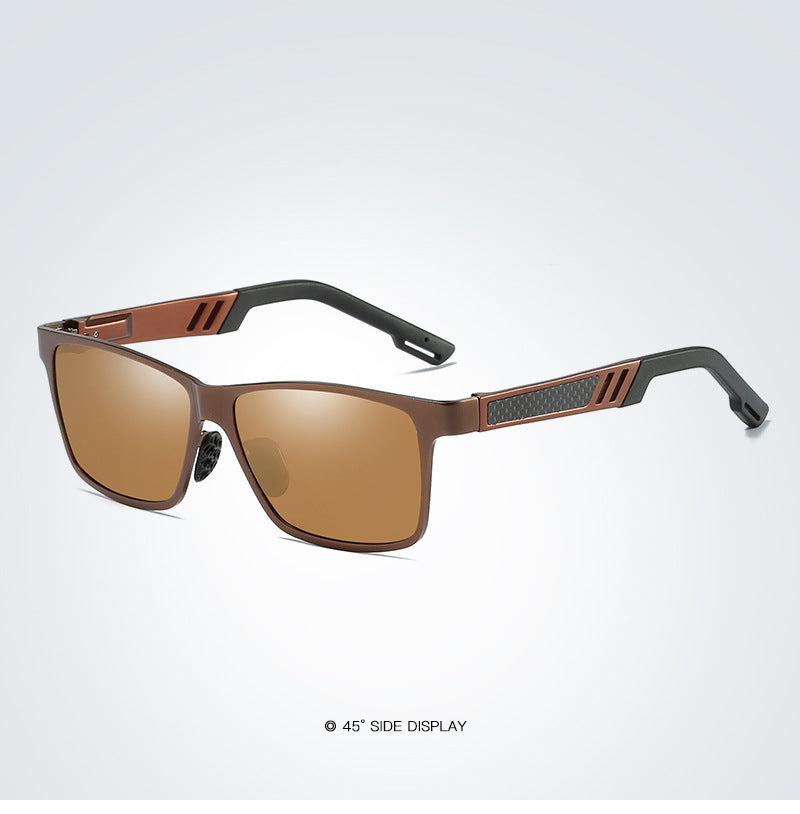 Wholesale Spring Leg Dazzling Color Film Polarized PC Sunglasses