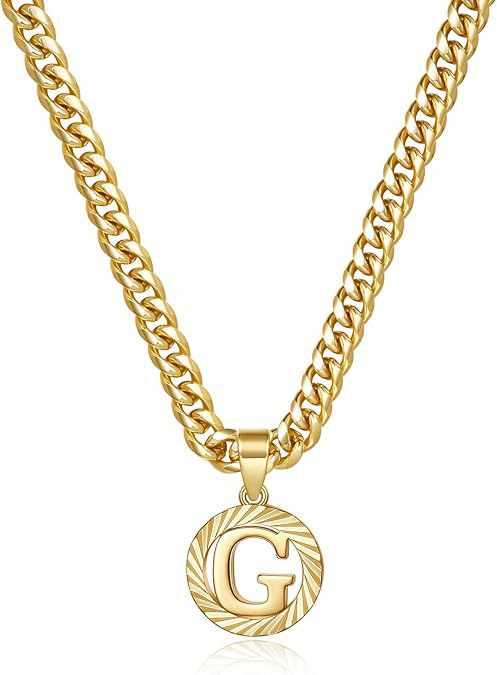 Wholesale Hollow-out 26 gold letter necklace