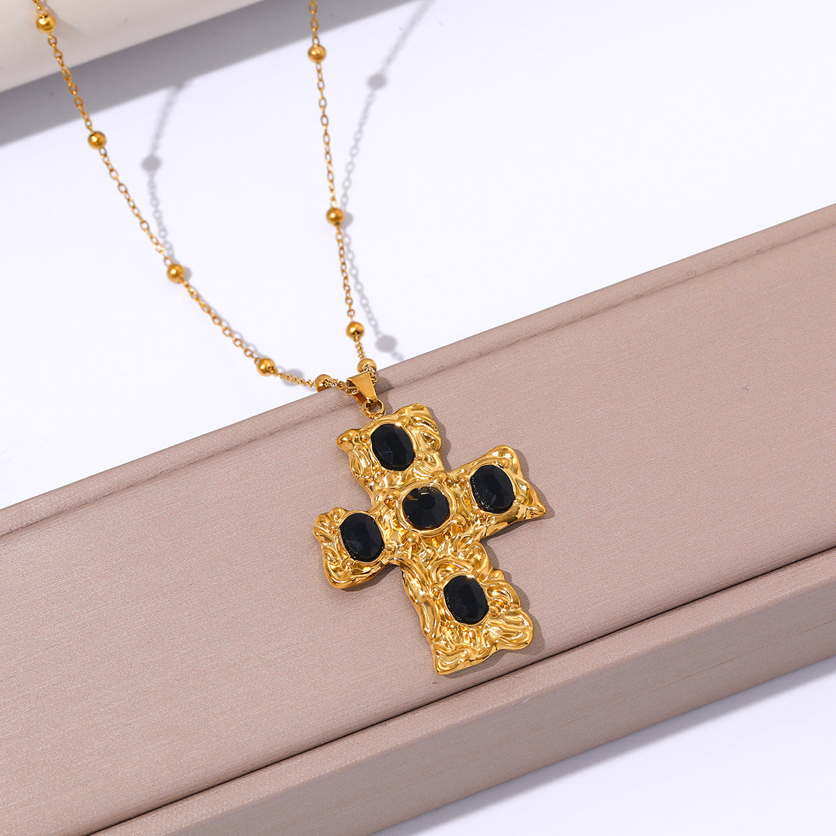Wholesale Stainless steel necklace cross pendant