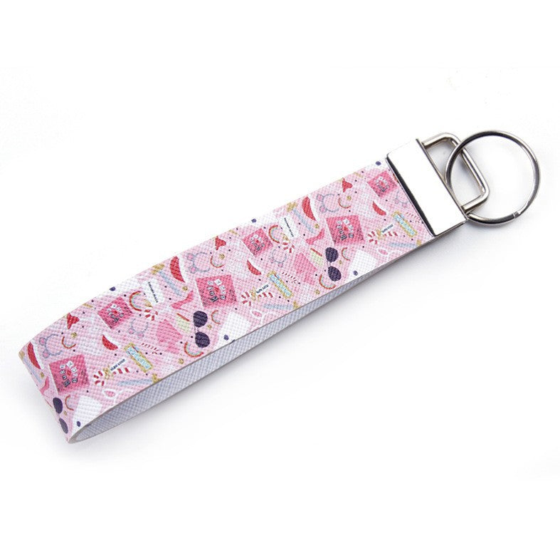 Wholesale PU leather lanyard