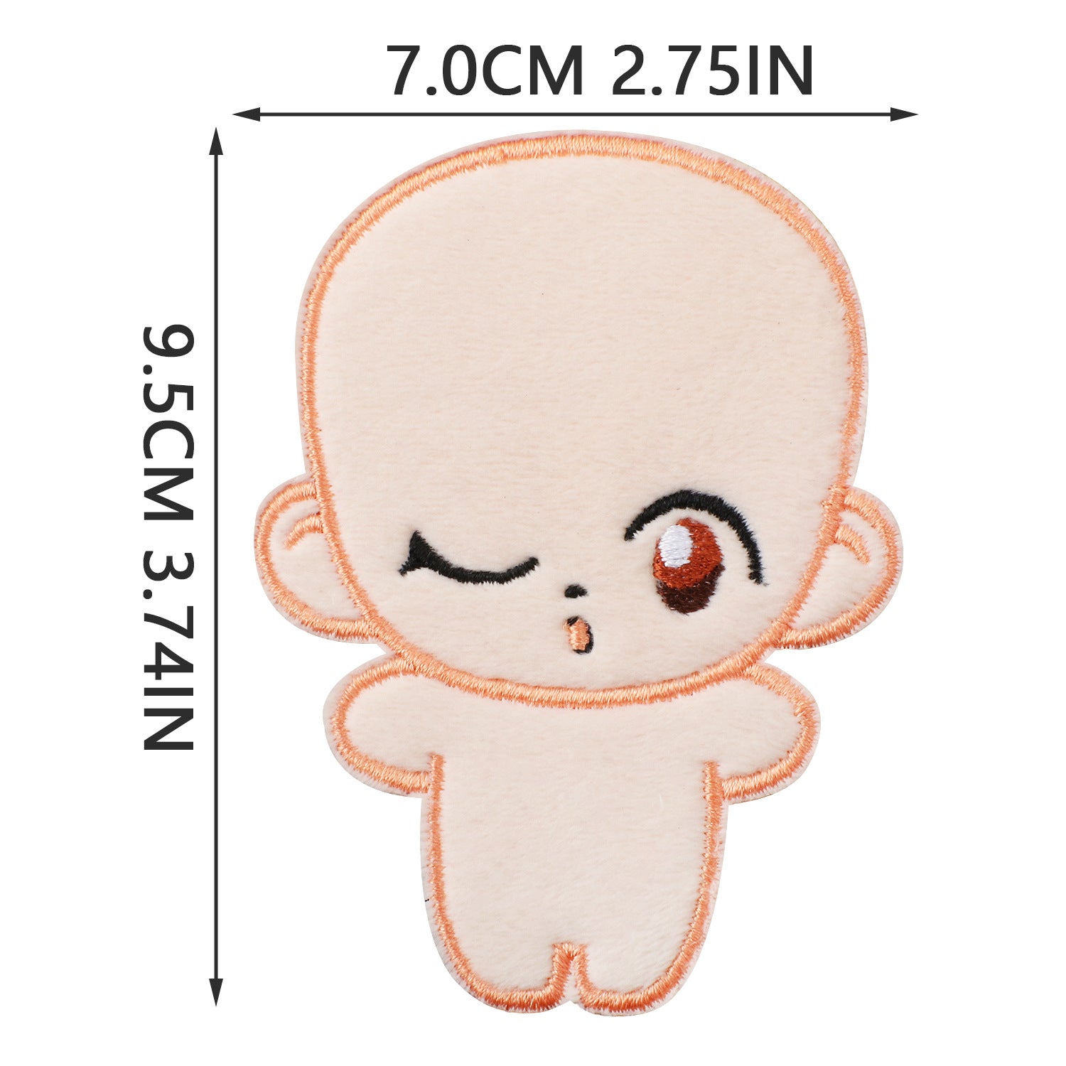 Wholesale Fashion Embroidered Iron On Patches Cozy Woven Doll Design For Jeans Canvas Bag DIY Craft Supply Bag Charm OLY Exclusive