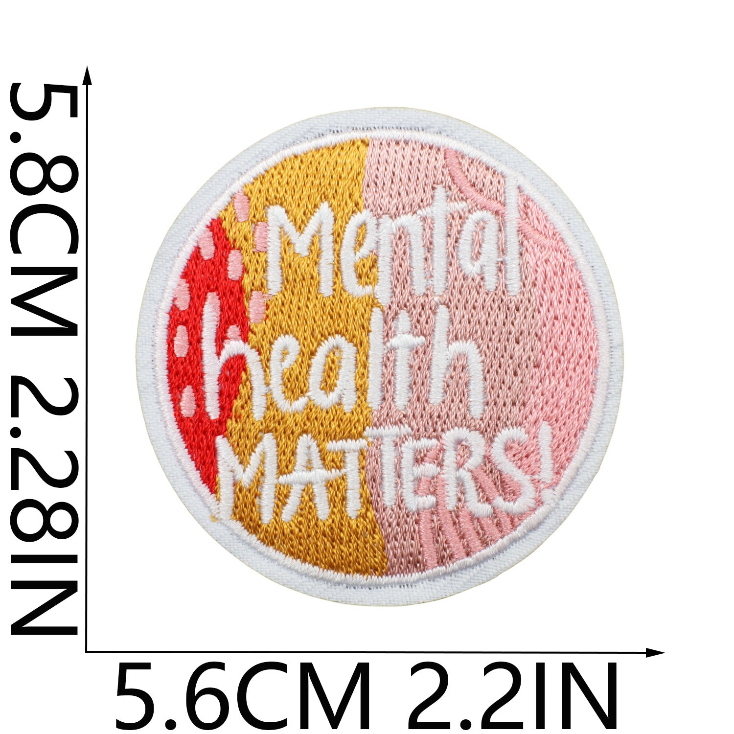 Wholesale Polyester Embroidered Patch Decorative Accent Inspirational Quote Love Yourself English Slogan Applique For Clothing Bags DIY Craft Stylish Fashion Accessory