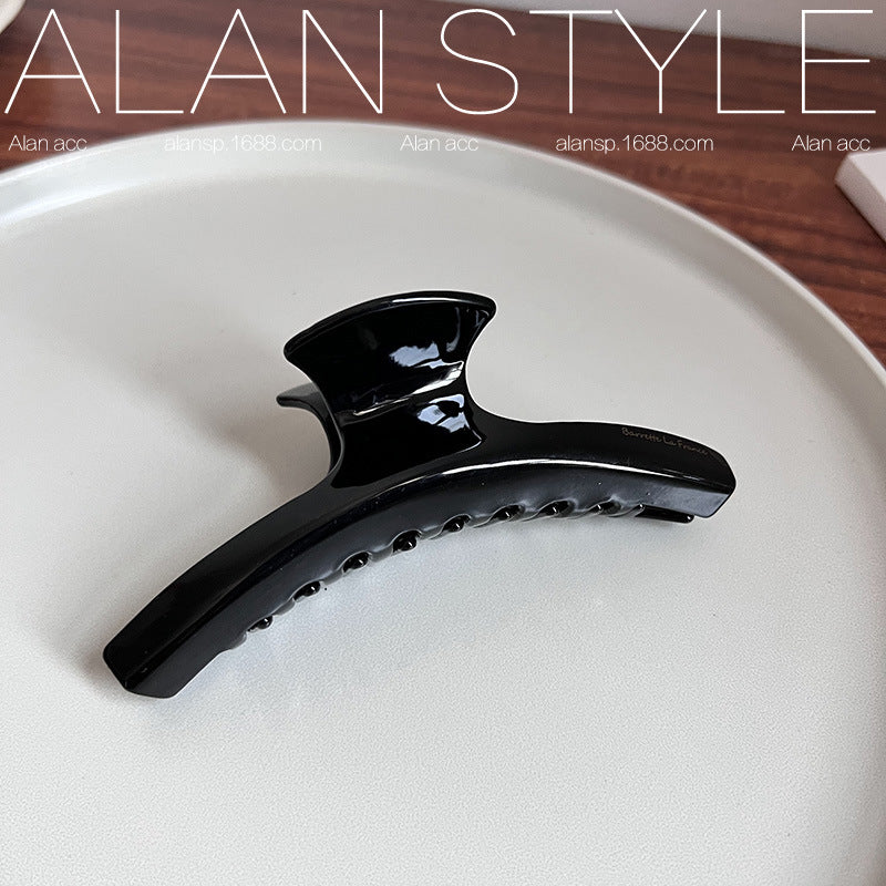 Wholesale French Acetate Curved Leopard Hair Clips