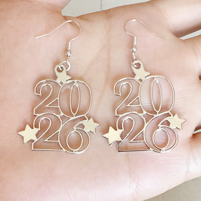 Wholesale 2026 Digital Earrings