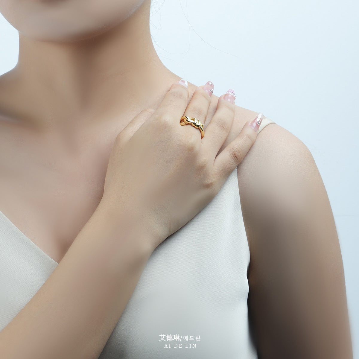 Wholesale Twist Irregular Copper Rings