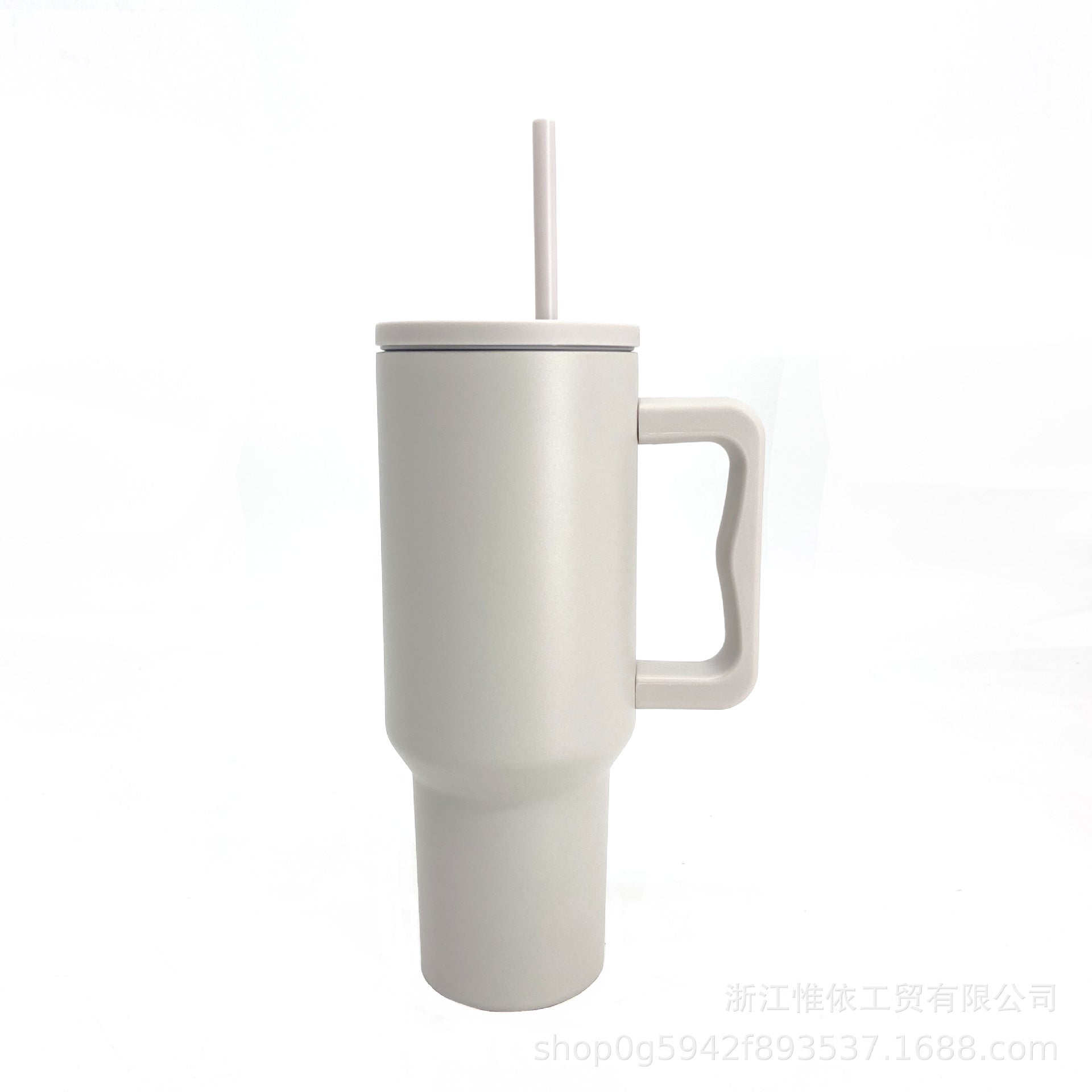Wholesale 40oz Handle Car Cup Stainless Steel Straw Ice Cup Car Portable Thermos Cup