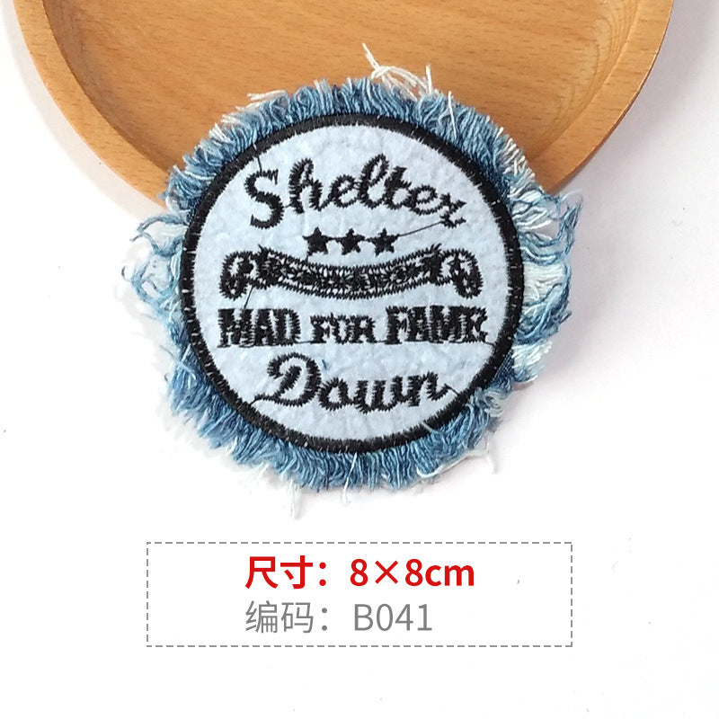 Wholesale Letter Skull Series Embroidery DIY Patches