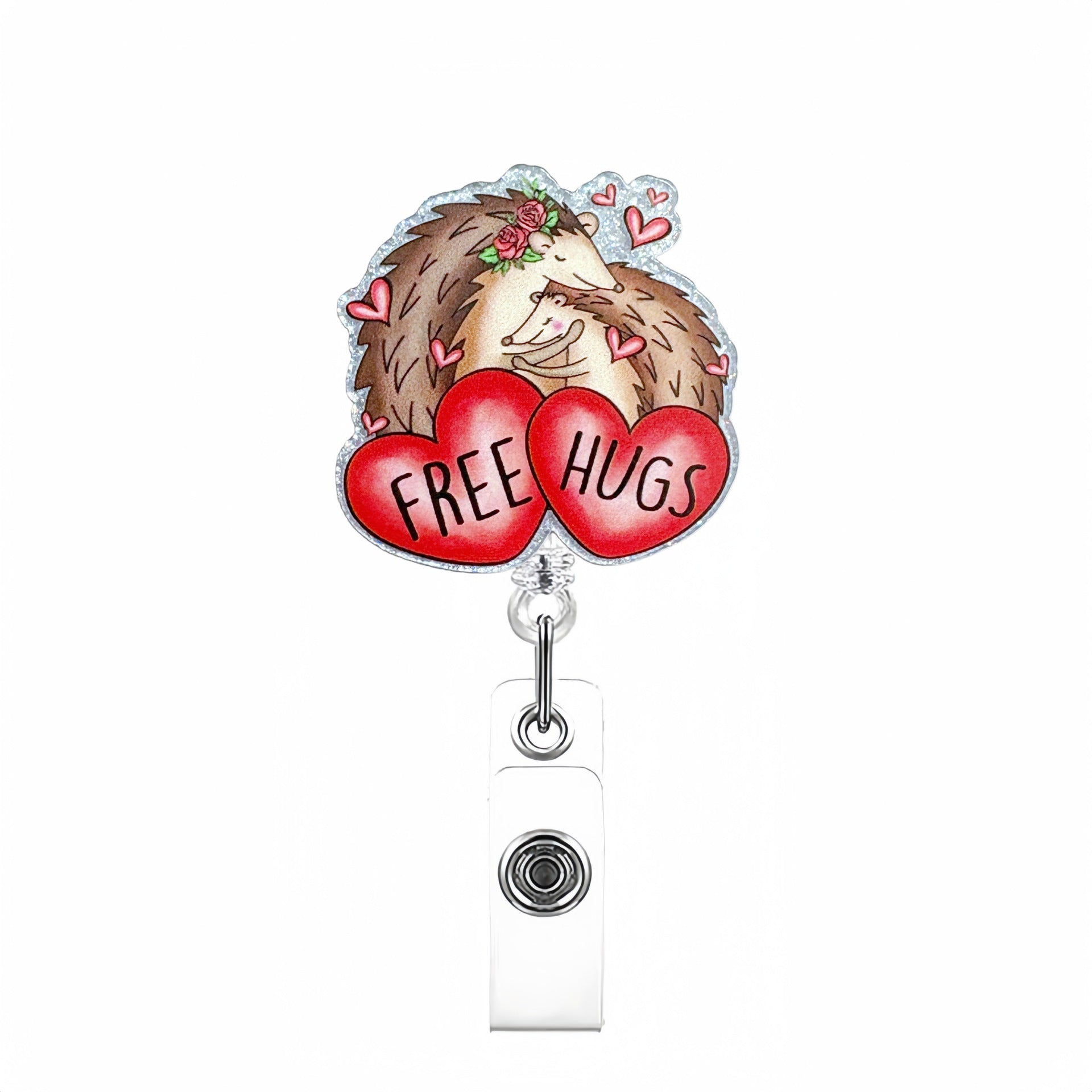 Wholesale Valentine' s Day  Love Animal Romance  Badge Reels