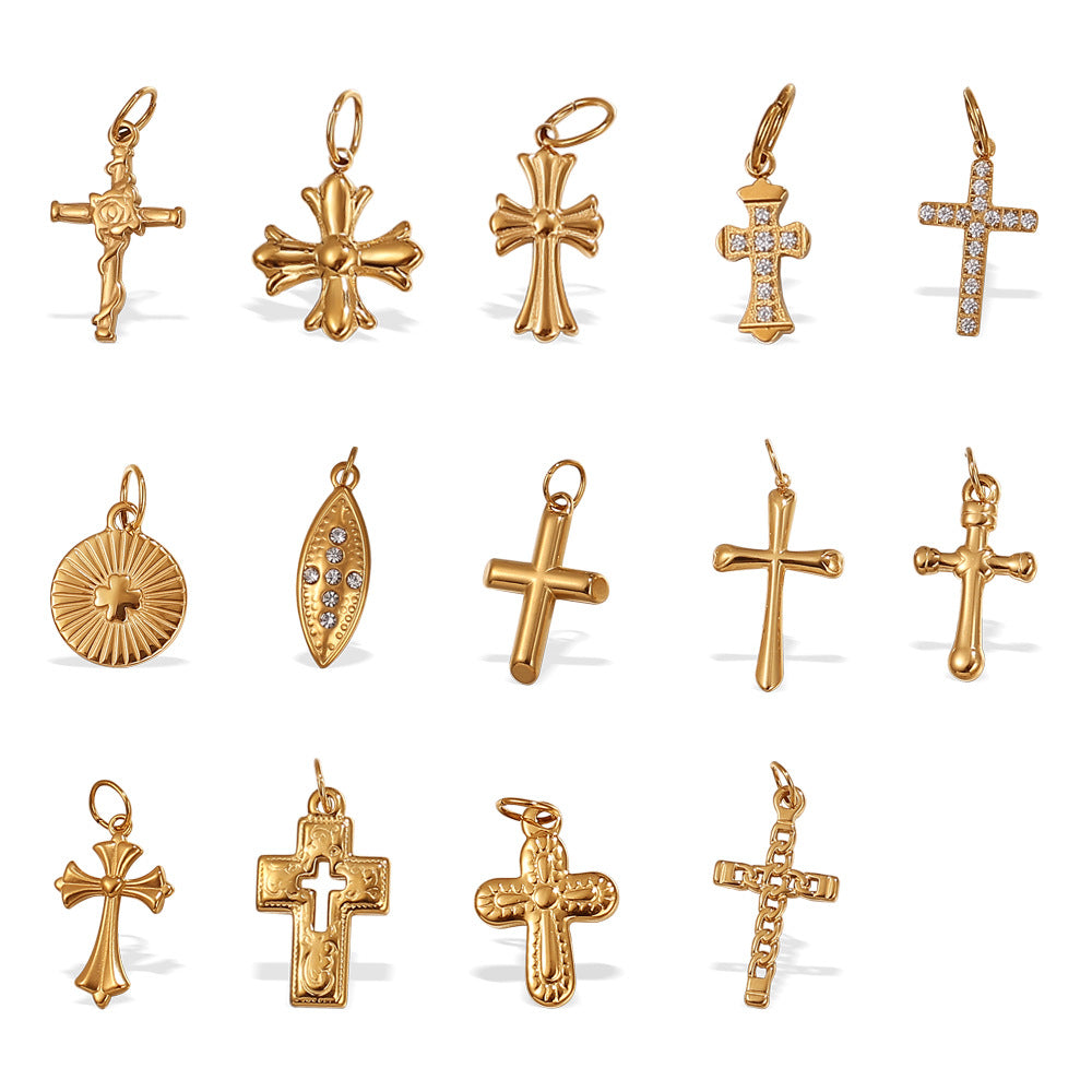 Wholesale Stainless Steel Cross Pendant Necklace