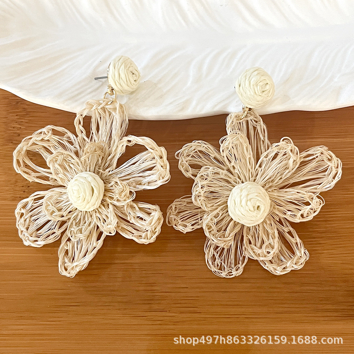 Wholesale Bohemian Flower Earrings