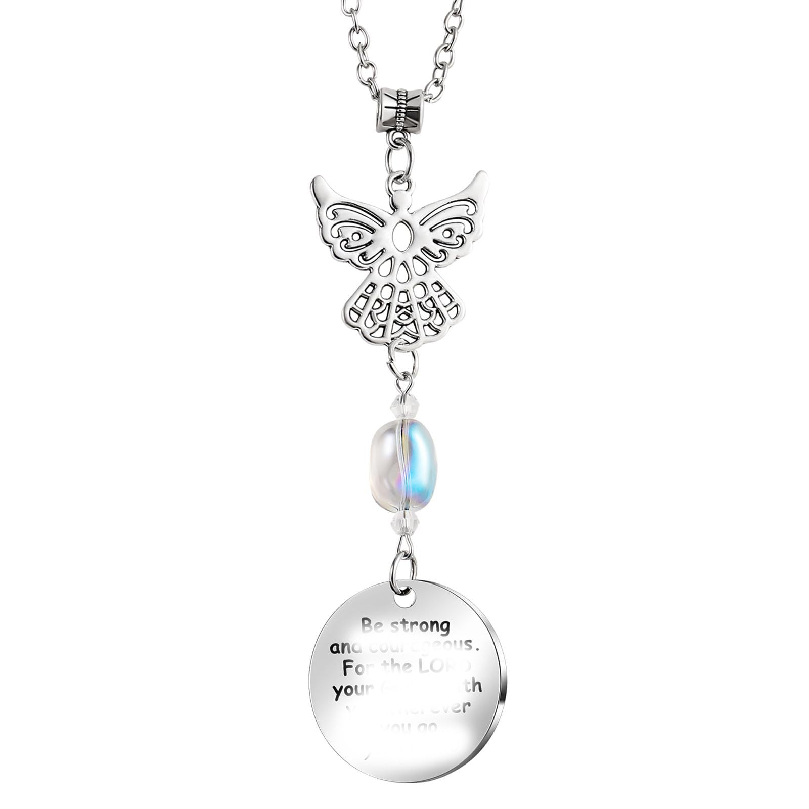 Wholesale Diamond-studded heart chain angel wing cross keychain