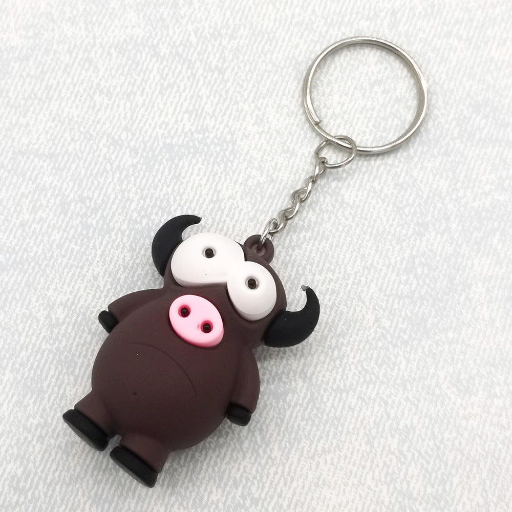 Wholesale PVC Cartoon Animal Keychain