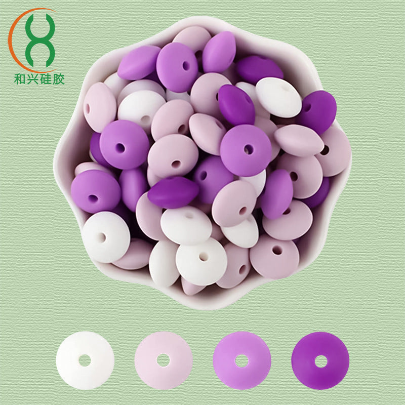 Cuentas de joyas hechas a mano de silicona de 30 cajas al por mayor