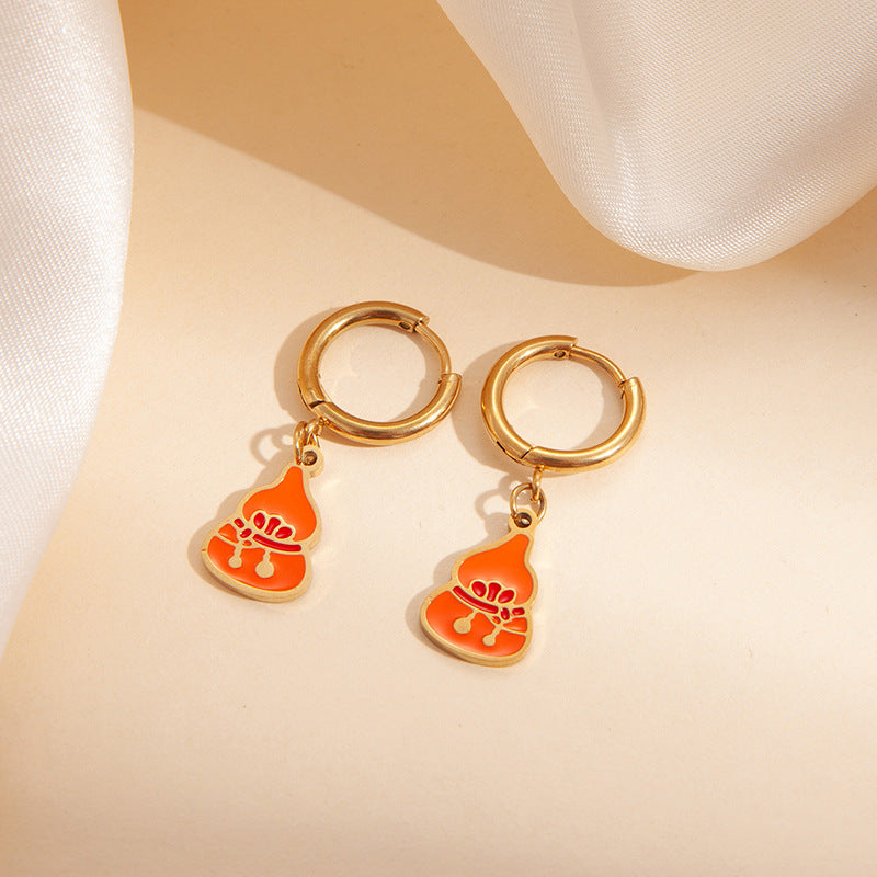 Wholesale Christmas bell earrings