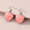 Wholesale Valentine's Day love Stainless steel Stainless steel glass heart-shaped ear hook Time Gem earrings