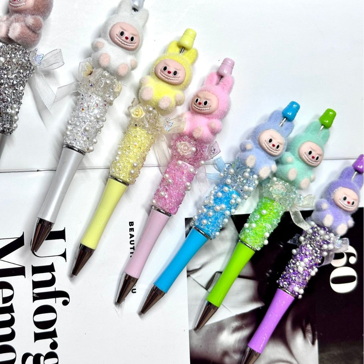 Wholesale  Beaded Pen Mobile Phone Tablet Touch Screen Ballpoint Pen 	OLY Exclusive