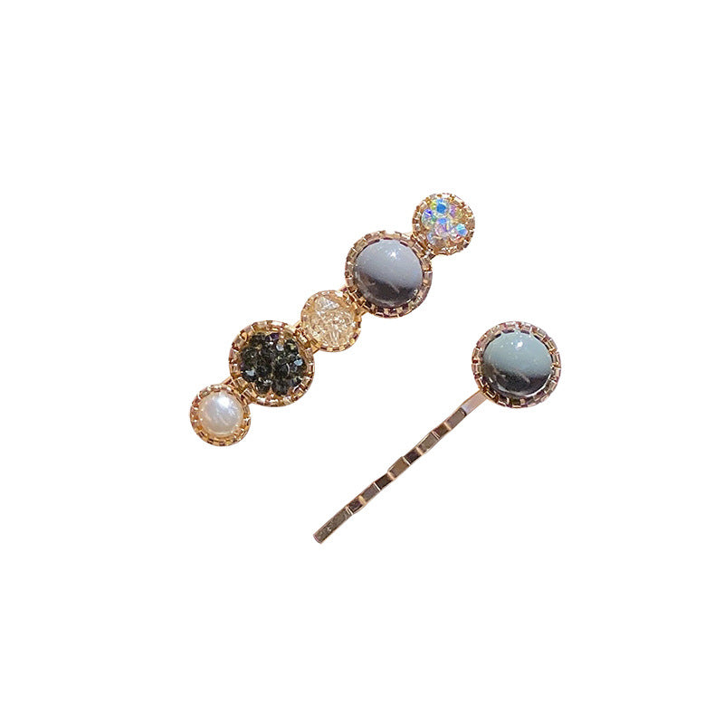 Wholesale Cute Pearl Rhinestone Retro Alloy Hairpins