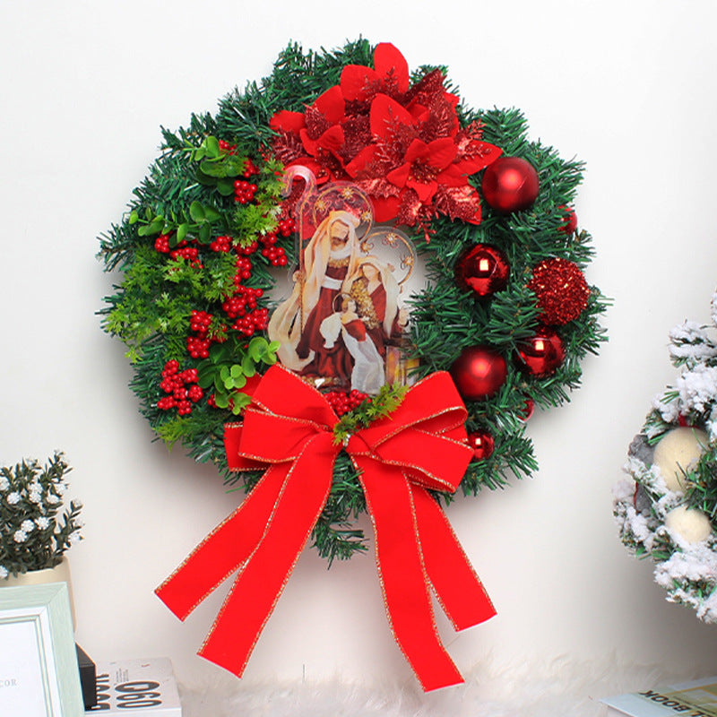 Wholesale of Red Christmas Plastic Decorations