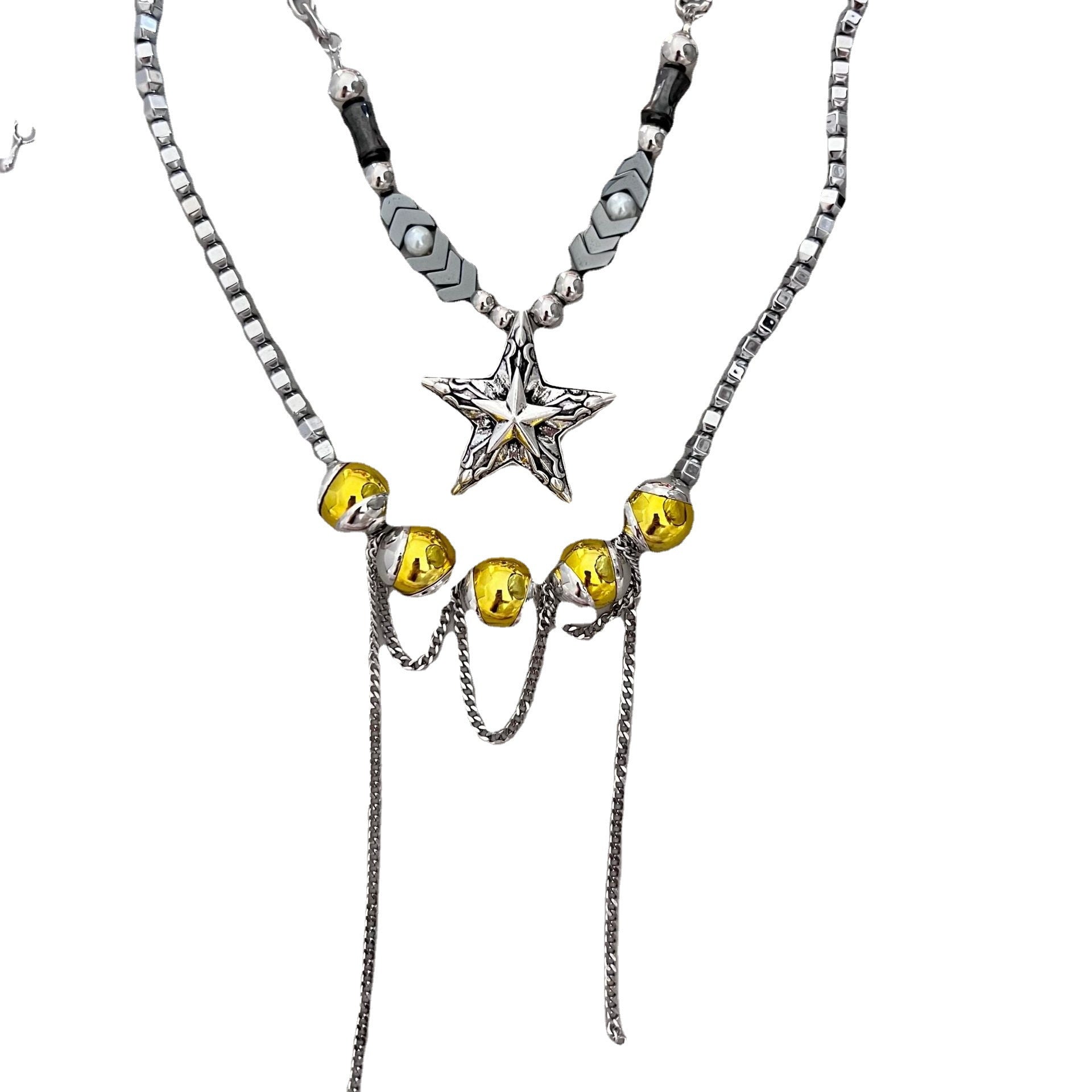 Wholesale Five Star Mango Alloy Necklaces