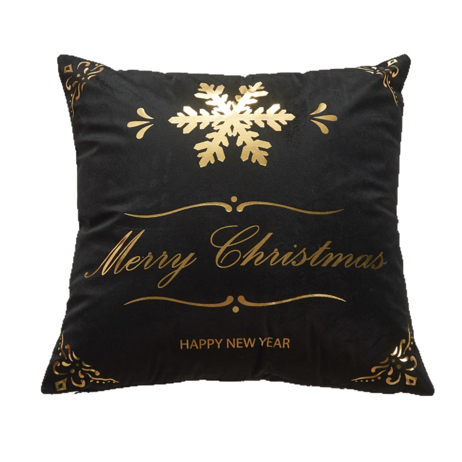 Wholesale Christmas atmosphere gold-stamping festive pillowcase