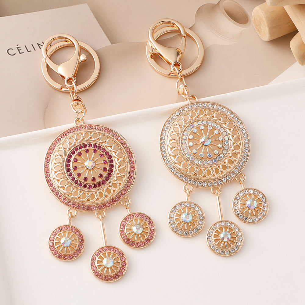 Wholesale Diamond Alloy Dream Catcher Keychain