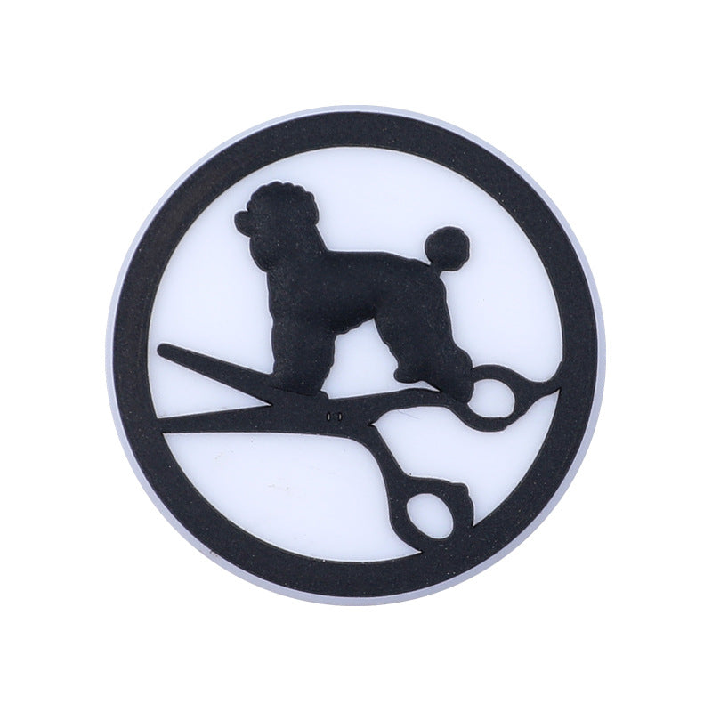 Wholesale 20pcs DIY Pet Grooming Silicone Beads