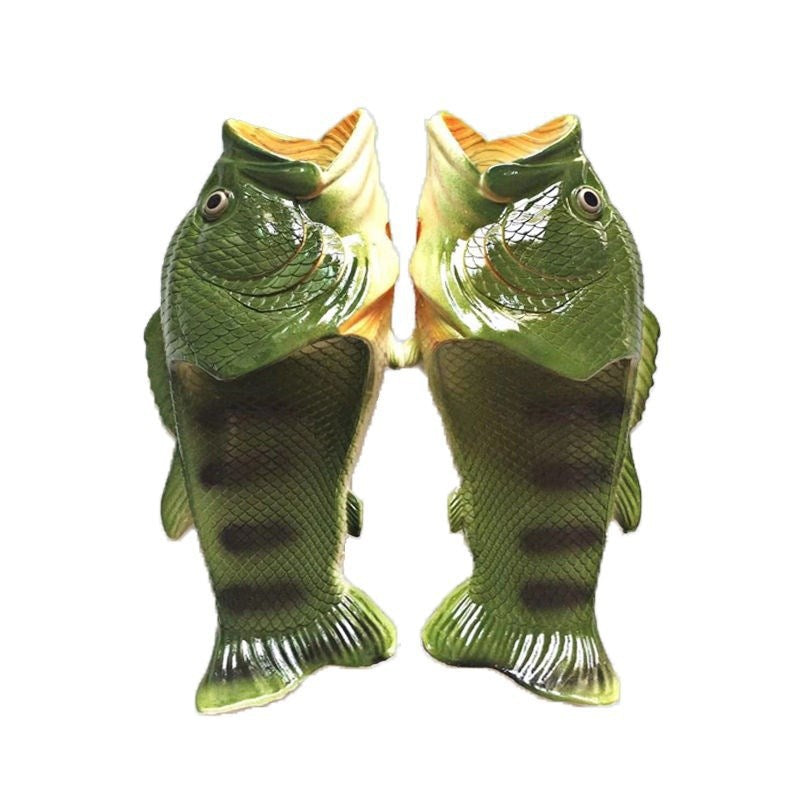 Wholesale Salted Fish Funny Fish Mouth Fish Shape Creative Slippers