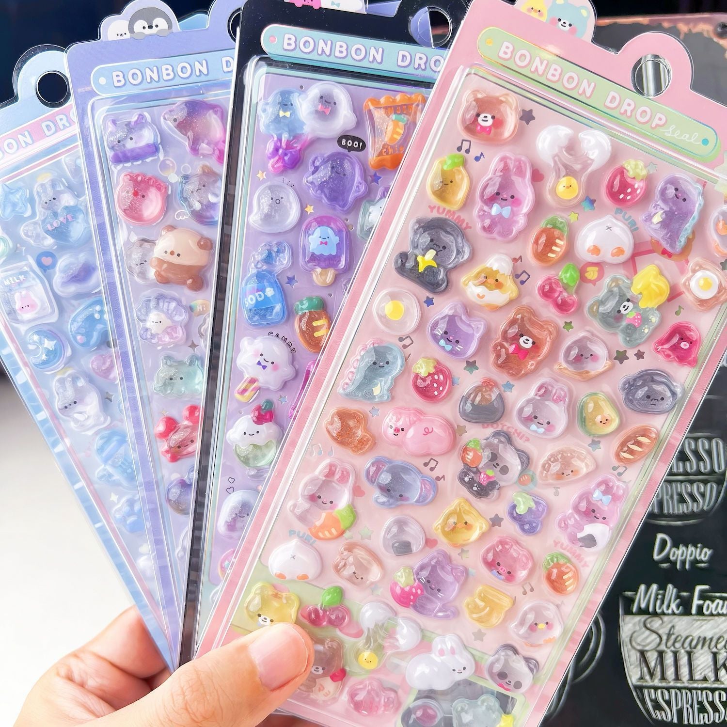 Wholesale Ocean Planet Cartoon Cute Animal 3D Stickers OLY Exclusive