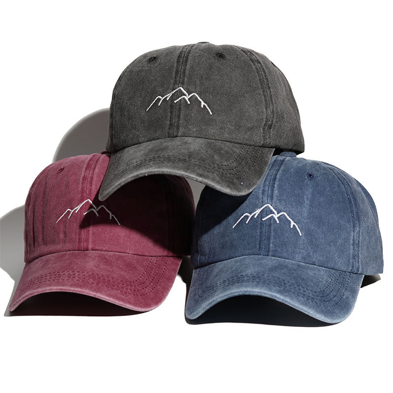 Wholesale Soft Top Embroidered Washed and Distressed Outdoor Baseball Cap