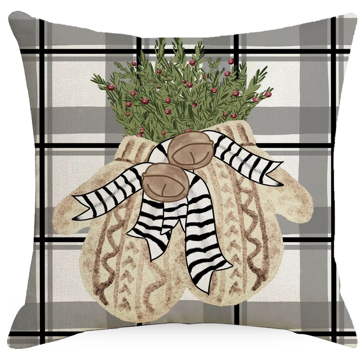 Wholesale Christmas Linen Throw Pillow Cases